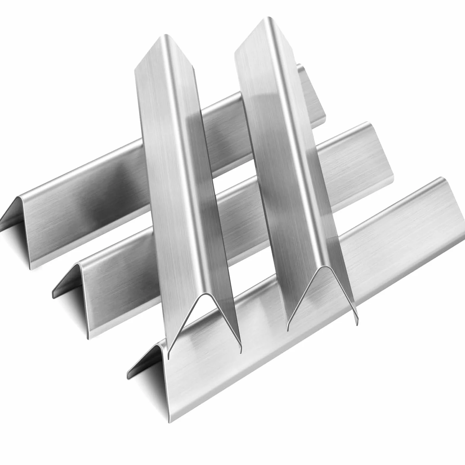 Barras de Sabor de Acero Inoxidable 7636 para Weber Spirit I & II 300 Series, Spirit E310, E320, E330, S310, S320, S330, 38,9 cm, para Placa de Calor de 38,9 cm, para Weber Spirit