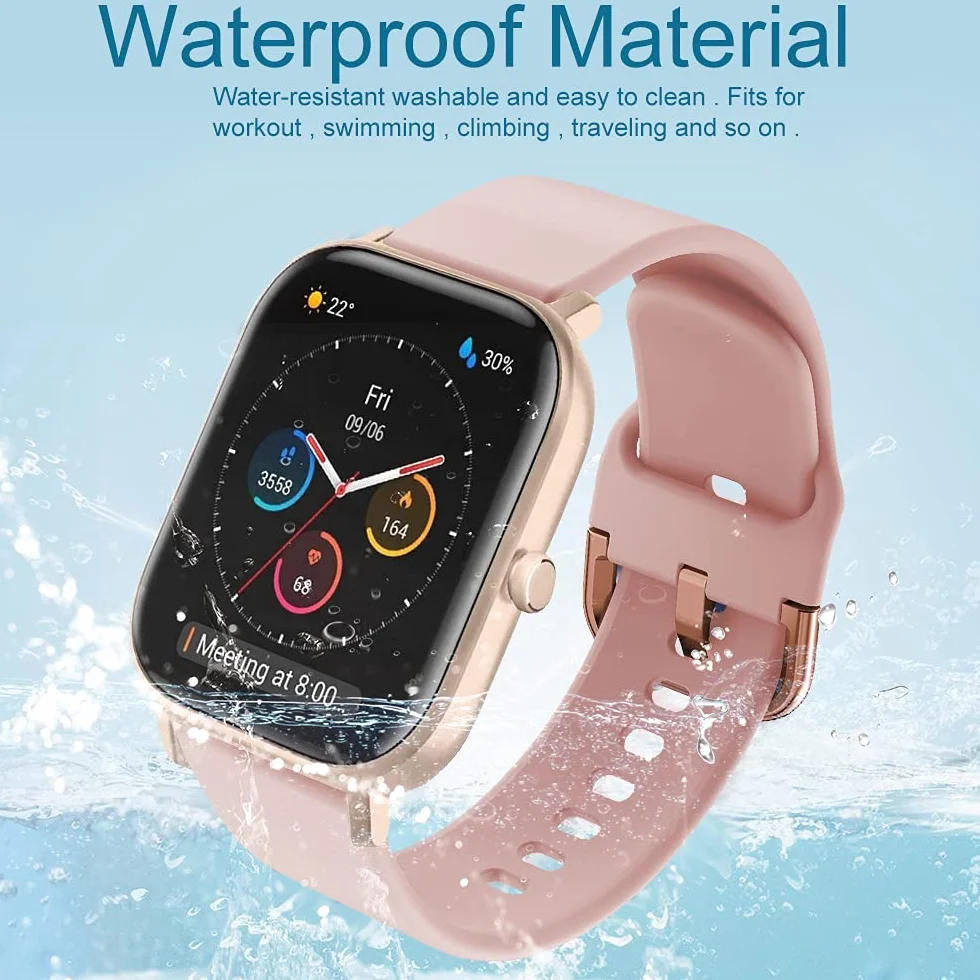 YASPARK Correa para Amazfit GTS Pulsera 20mm Silicona Suave Reemplazar Banda para Amazfit GTR 42mm GTS 2 GTS 2 Mini GTS 2e GTS 3 Bip Bip Lite Bip S Bip U Bip U Pro