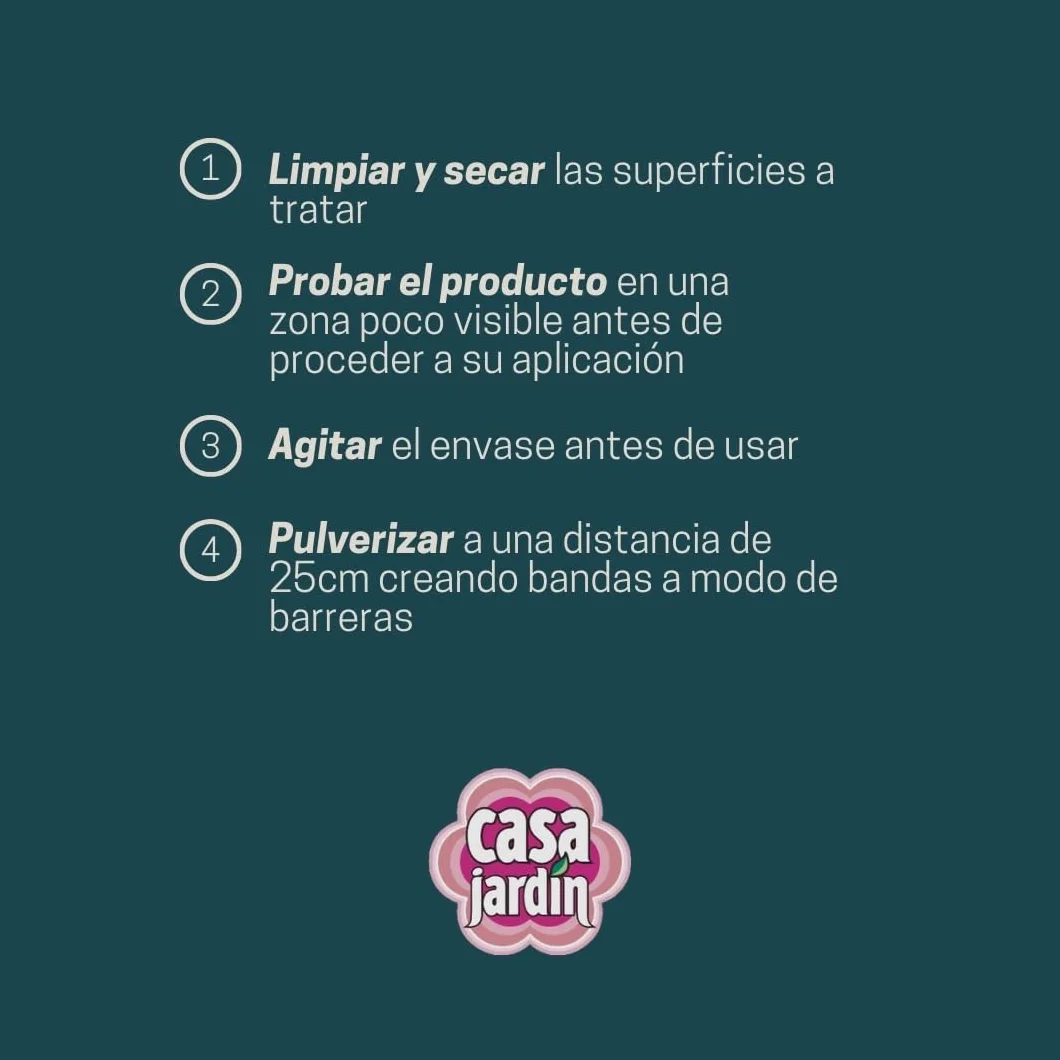 CASA JARDIN | Aerosol Insecticida | Spray con Acción Inmediata y Efecto Duradero | Cucarachas, Hormigas y Otros Rastreros | Hogar Libre de Insectos | 1 Año Sin Insectos | 400 ml