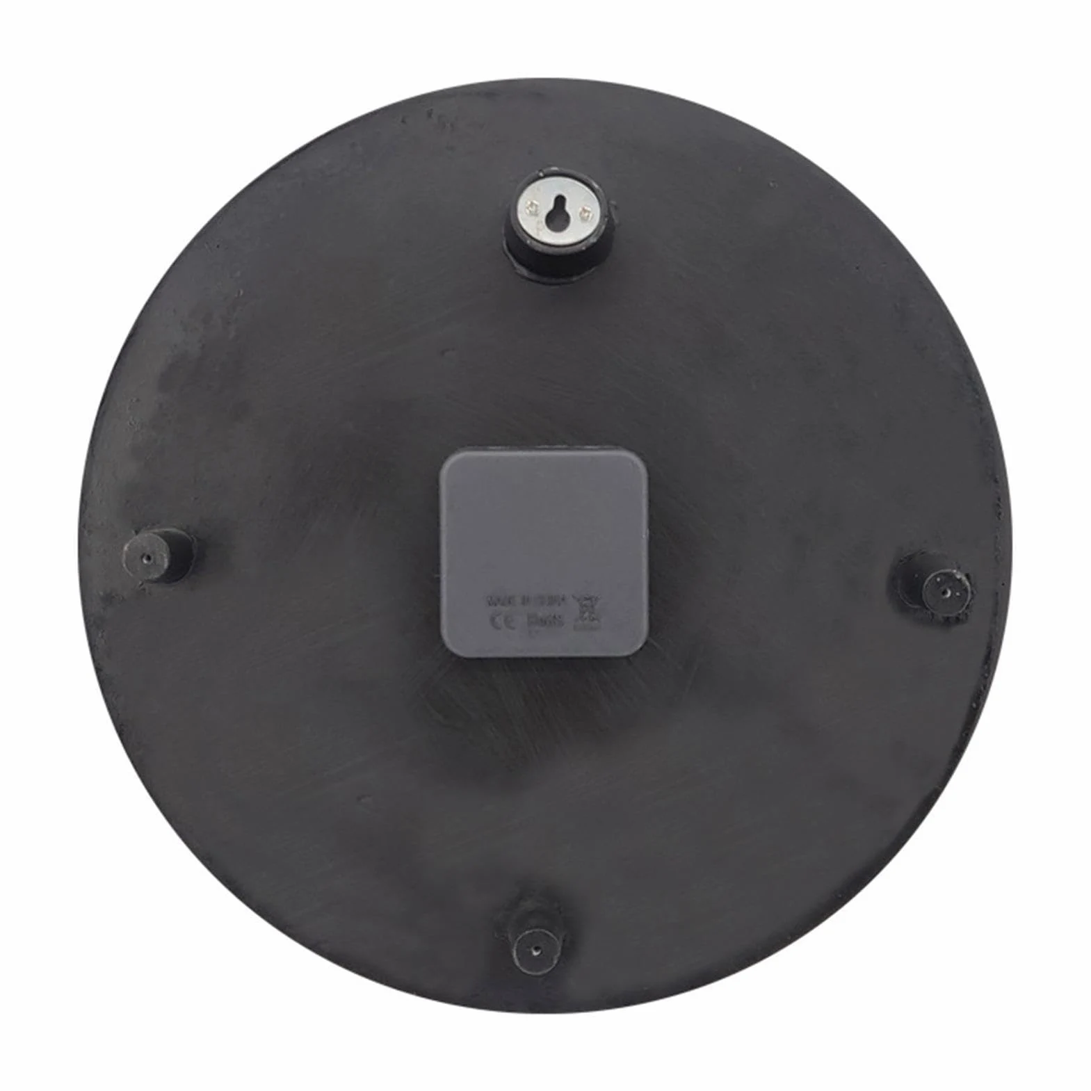Reloj de Exterior para Patio Resistente al Agua Montado en la Pared Grande Estilo Disco Decoración Hogar Temporizador Moderno Funciona con Pilas
