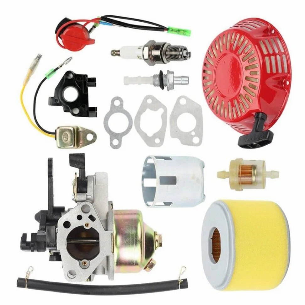 Piezas de carburador aptas for H GX240 GX270 bujía de Filtro de Aire de Bobina de Encendido Accesorios de Repuesto para cortacésped