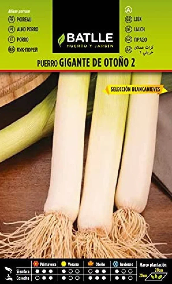 Semillas Batlle Puerro G. Otoño 2 BLANCANIEVES