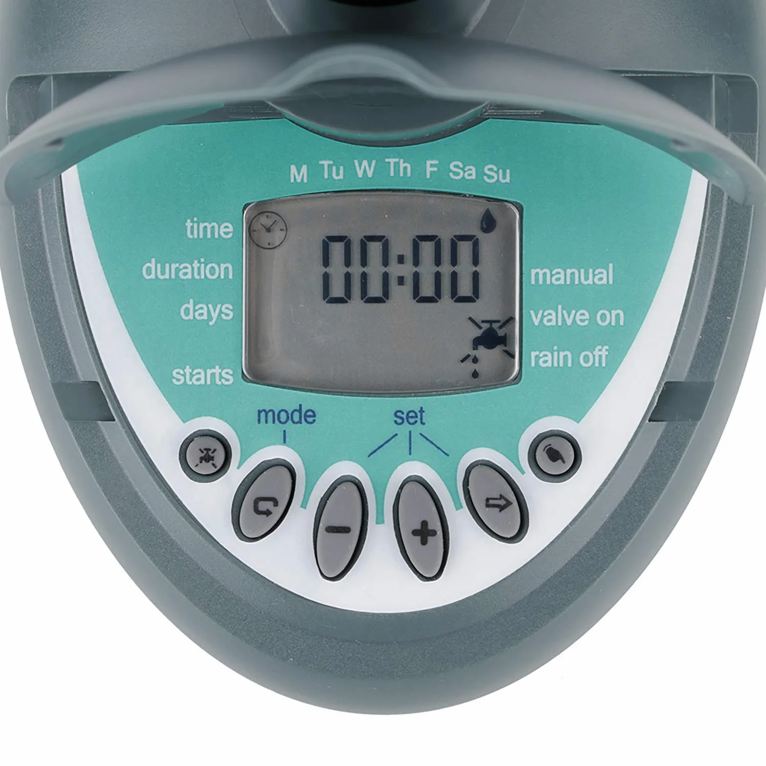 Jeanoko Controlador de Riego Automático Galcon 16 × 11 × 10 G3 4 Pulgadas Rosca Macho Hembra Controlador de Riego Inteligente Temporizador de Agua Automático Controlador de Riego