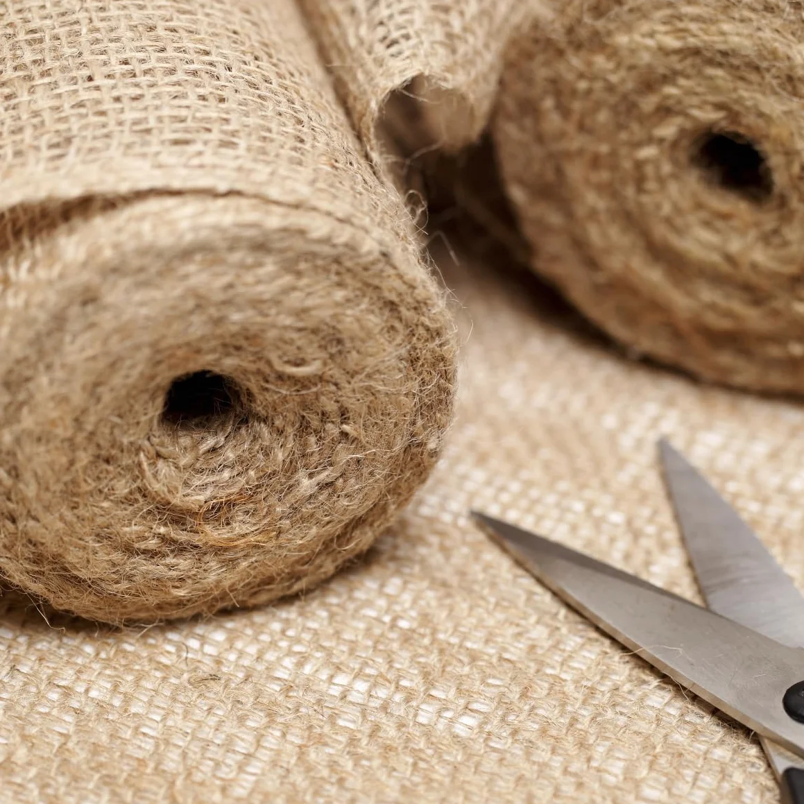 La Cordeline - Cinta de arpillera natural, 20 cm, rollo de 18 metros, para manualidades, decoración, jardinería