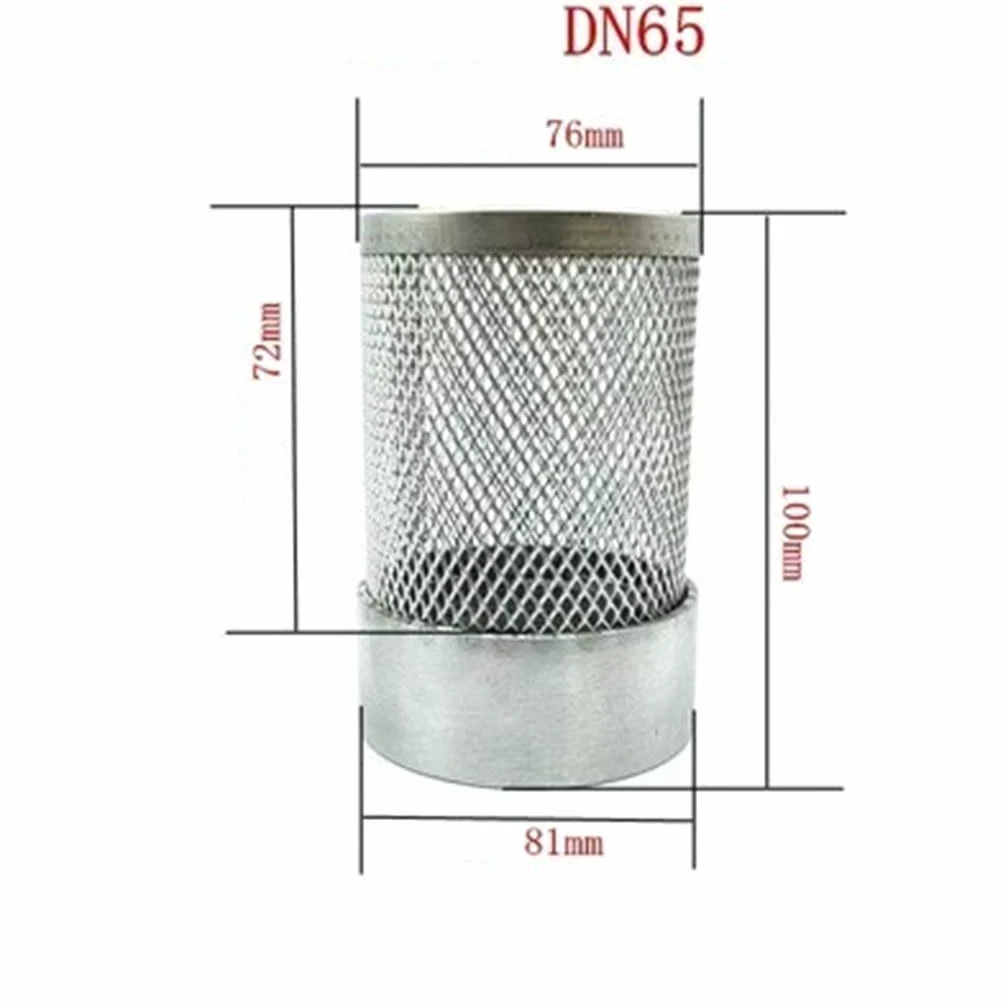 Filtro de manguera de agua de acero inoxidable-pantalla de malla en línea, rosca hembra de 1/2" a 4" for riego de jardines, acuarios, 1 unidad