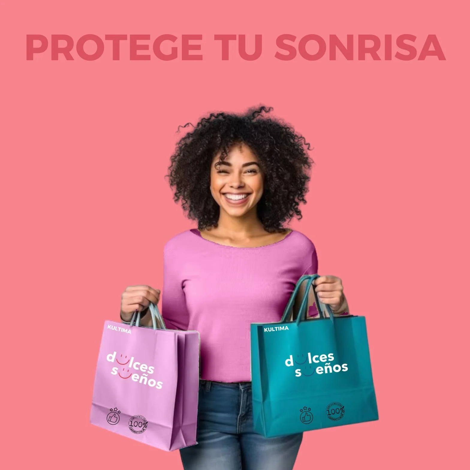 KULTIMA Férula Descarga Bruxismo Nocturna 2 Bucales Dentales Moldeables No BPA (ROSA, L)