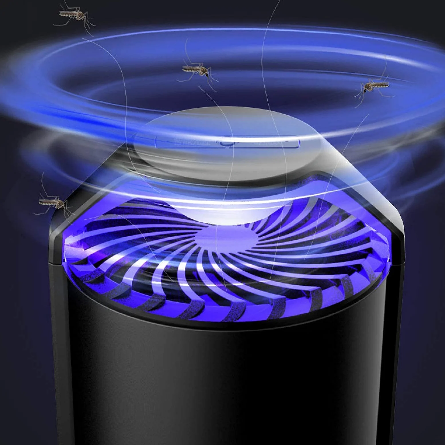 Lámpara Eléctrica Antimosquitos, Lámpara Eléctrica Ultravioleta para Matar Moscas De 1200 V, Luz Antimosquitos para Interiores, Trampa para Mosquitos con Enchufe USB, Trampa S, Moscas, Mosquitos, Po
