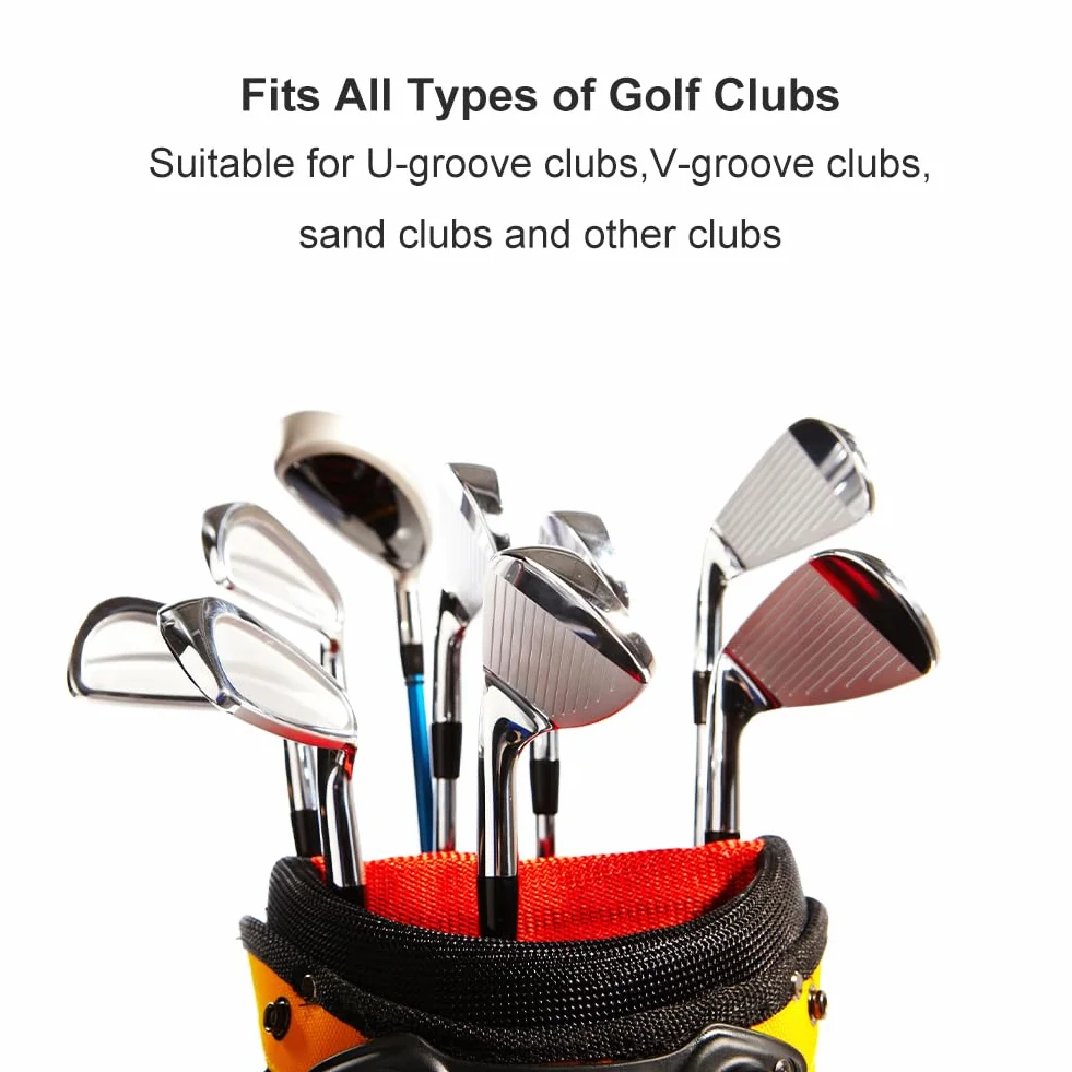 Helweet Afilador de Ranura para Palos de Golf Herramienta Limpiar Accesorio