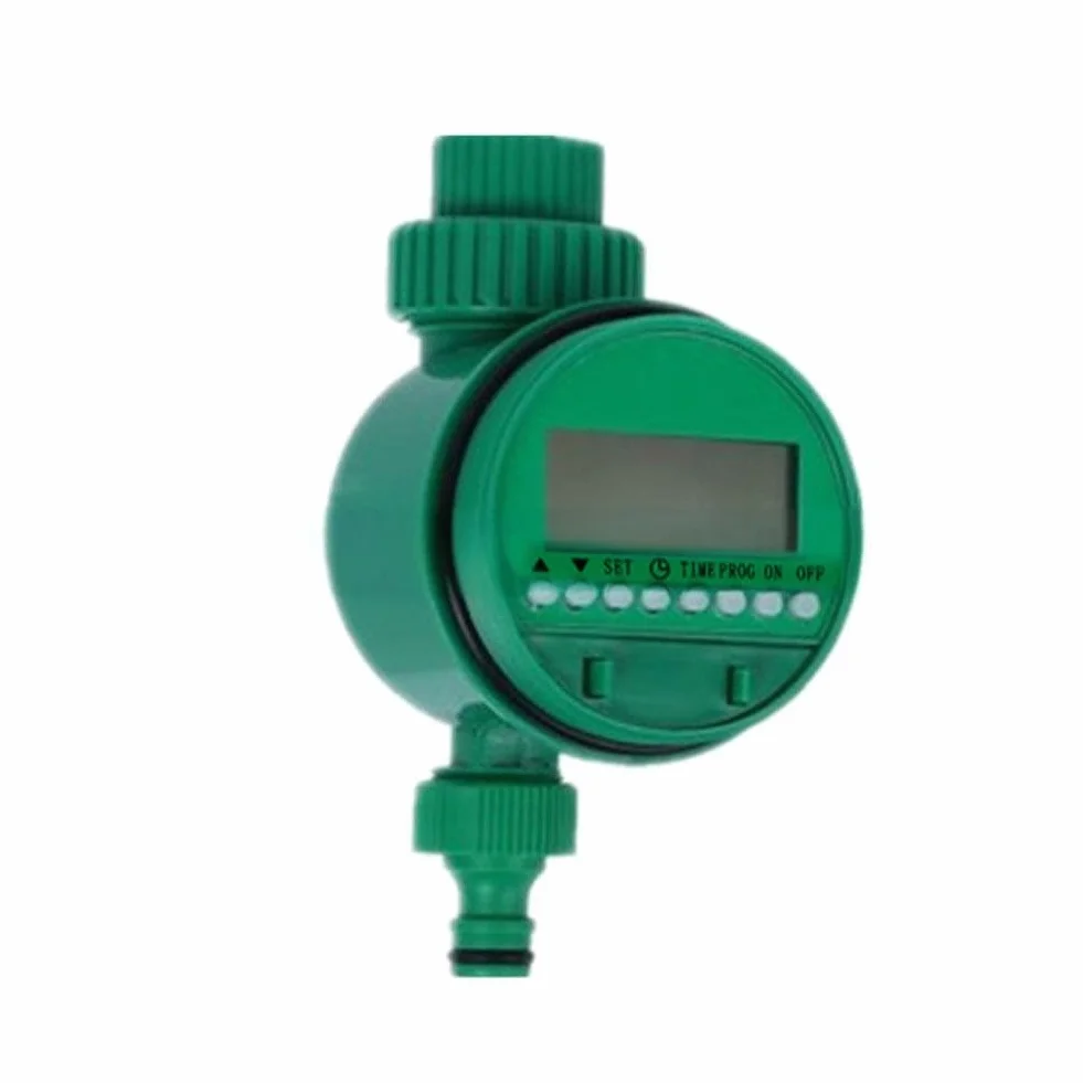 Temporizador de riego para sistema de control de riego de jardín - Temporizador de manguera programable con retardo de lluvia y anulación manual, construcción ABS, 1 minuto a 9