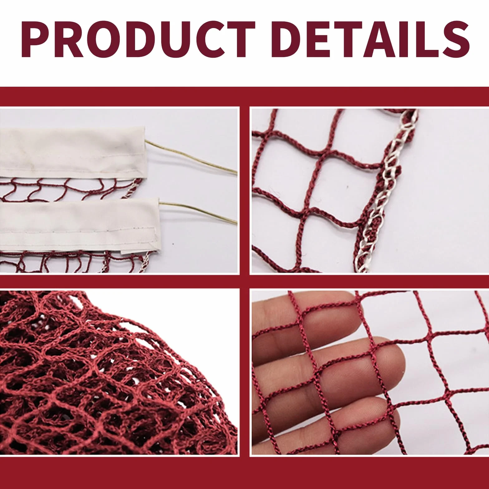 Red de bádminton plegable portátil para voleibol tenis pickleball entrenamiento malla ajustable duradera