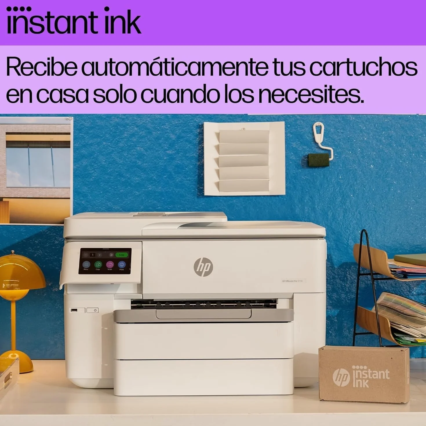HP OfficeJet Pro 9730e Impresora multifunción A3 Tinta Doble Bandeja Automática Wi-Fi Instant Ink