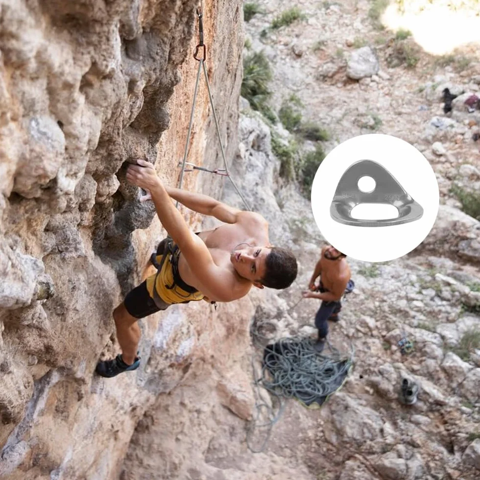 Namvo Ganchos de Anclaje para Escalada en Roca de Acero Inoxidable 2500 kg, Paquete de 2
