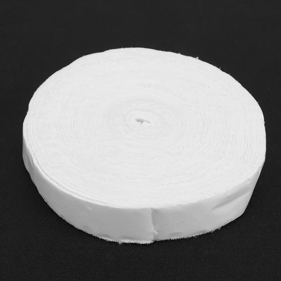 Dioche Badminton Towel Grip Cinta de Agarre para Raqueta de Fibra de Poliéster 10M Antideslizante Absorbente de Sudor