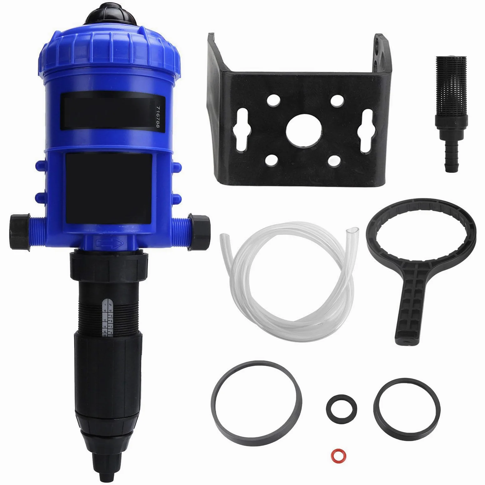 Dosificador de Fertilizante P2510, Material PP, Dispositivo Dosificador Ajustable para Rango de 3% a 10% para Riego y Jardinería
