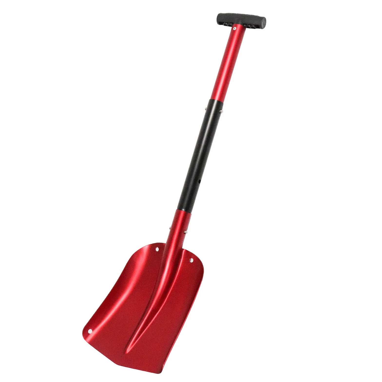 Pala de Nieve Desmontable Plegable Pala Quitanieves de Aleación de Aluminio Pala de Avalancha Bolsa de Transporte Pala de Nieve Portátil para Jardín Coche V7C08