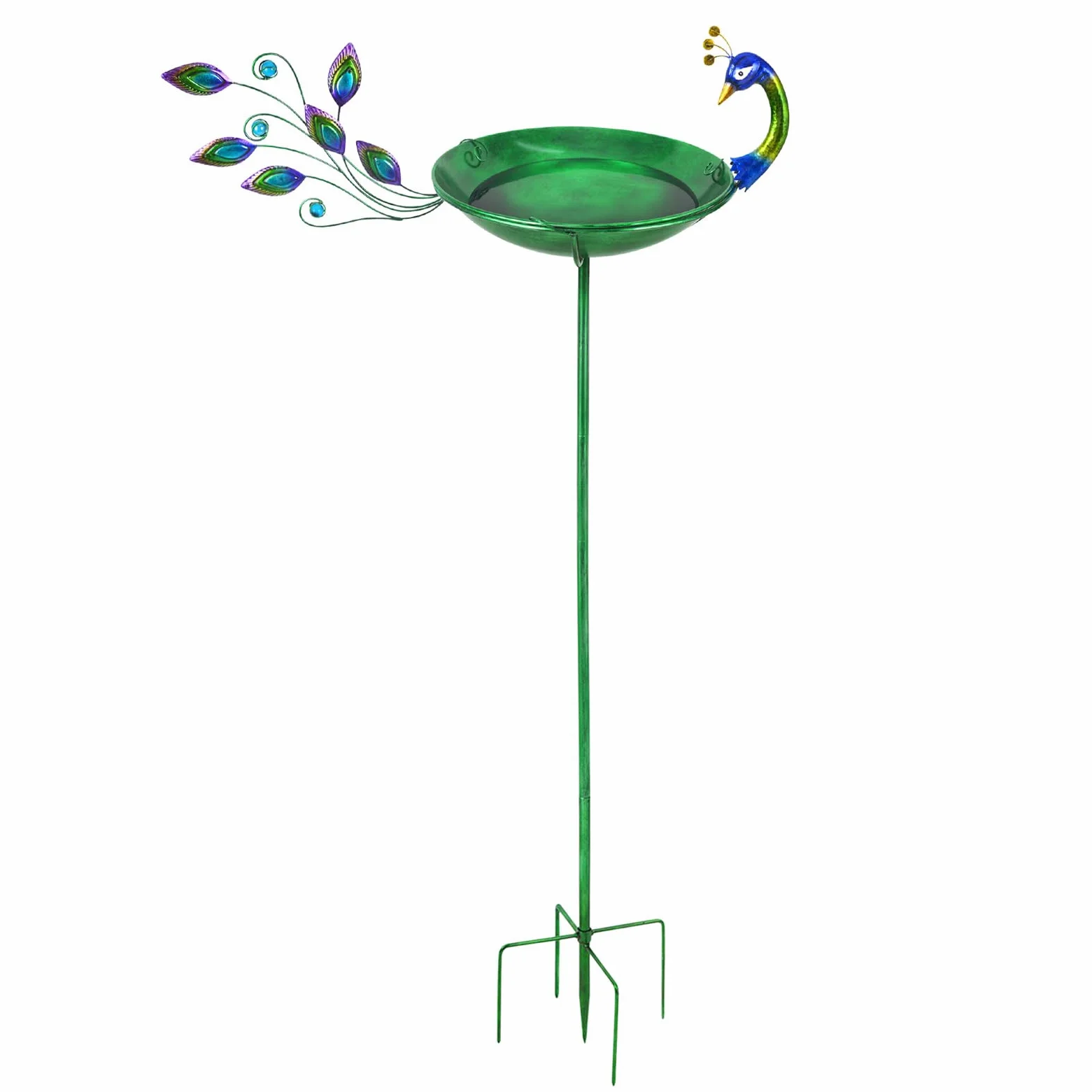 Bebedero para Pájaros Fabricados En Metal con Diseño De Animales | Bebedero de Jardín A Prueba de Óxido Para Balcón Terraza Patio Jardín Césped Decoración Colibríes y Estanque de