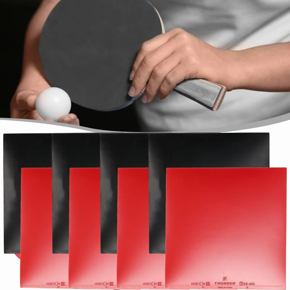Goma de tenis de mesa paquete de 8 para ataques rápidos con giro excepcional