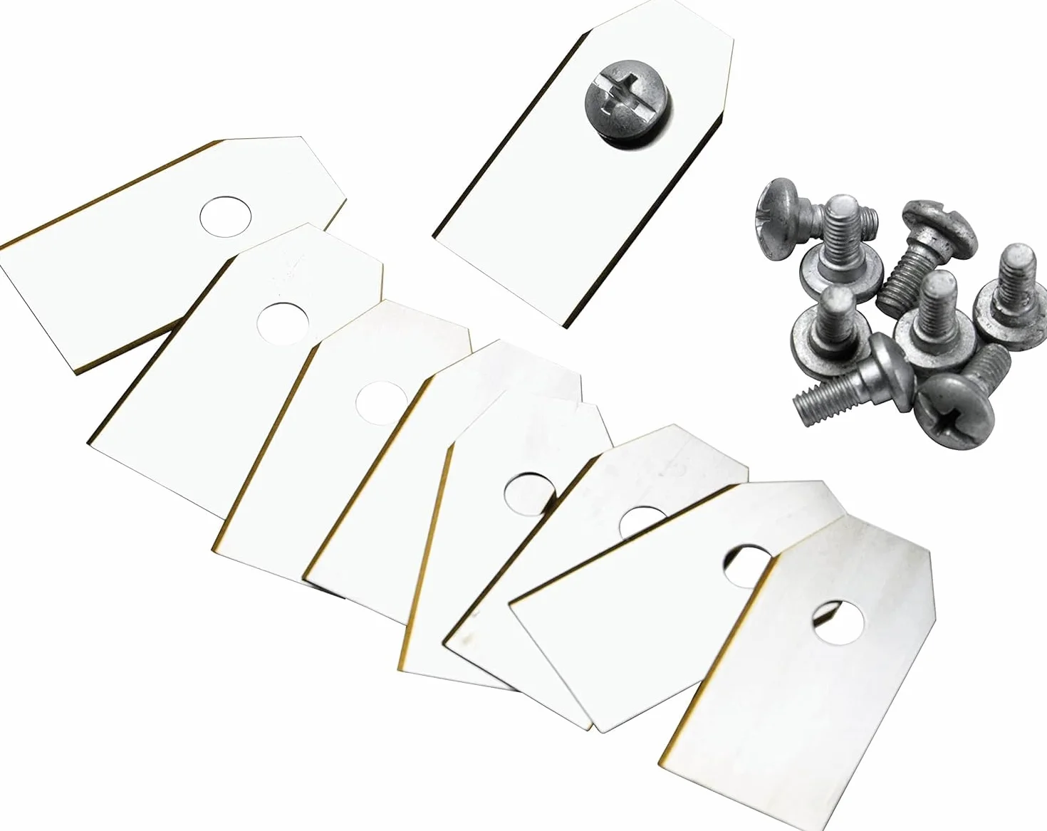 Cuchillas de recambio para robot cortacésped GARDENA: hojas para robot cortacésped (para artículos 4071 y 4072), corte preciso, set de 9 cuchillas afiladas y 9 tornillos, cambio sencillo (4087-20)