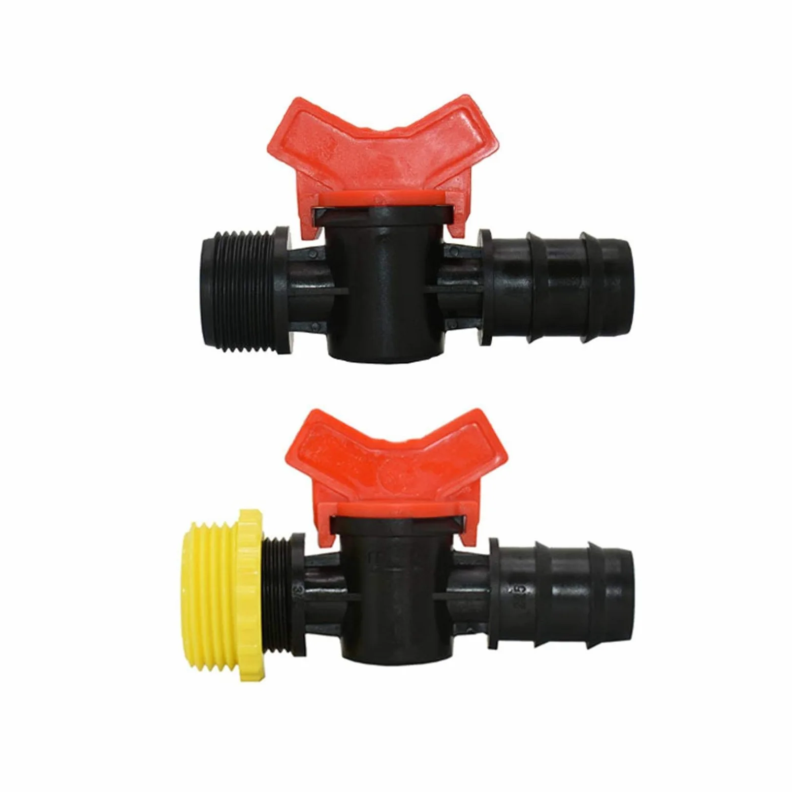 Accesorios para tuberías de riego, Accesorios de riego por Goteo Latón 3/4-1 Pulgadas DN20 Conector Grifo jardín 20 Piezas