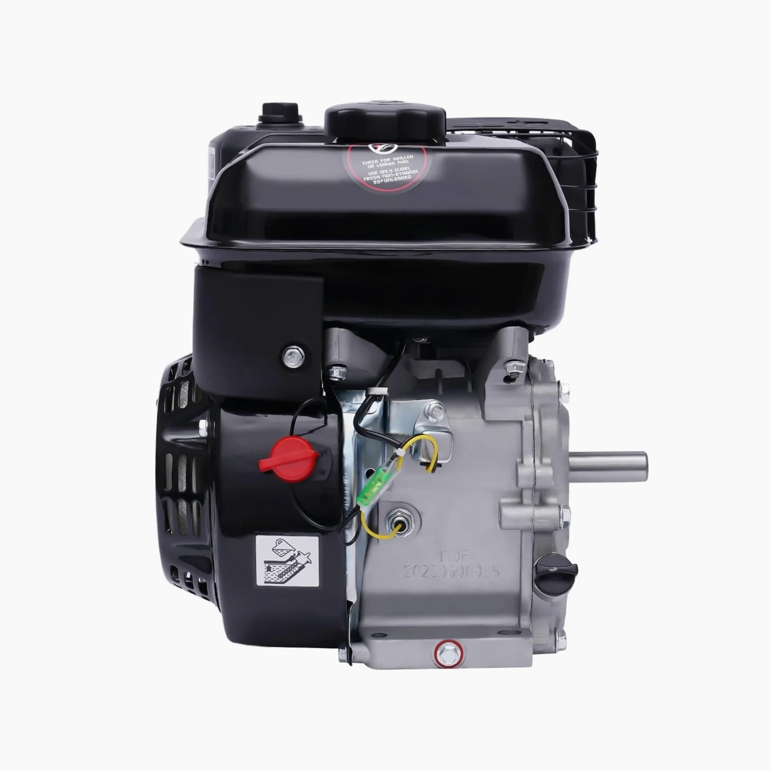 Motor De Gasolina 7,5 HP, 4 Tiempos, Estacionario, For Kart, Arranque Manual, 5100 W, 1 Cilindro, 3,6 L Gran Potencia