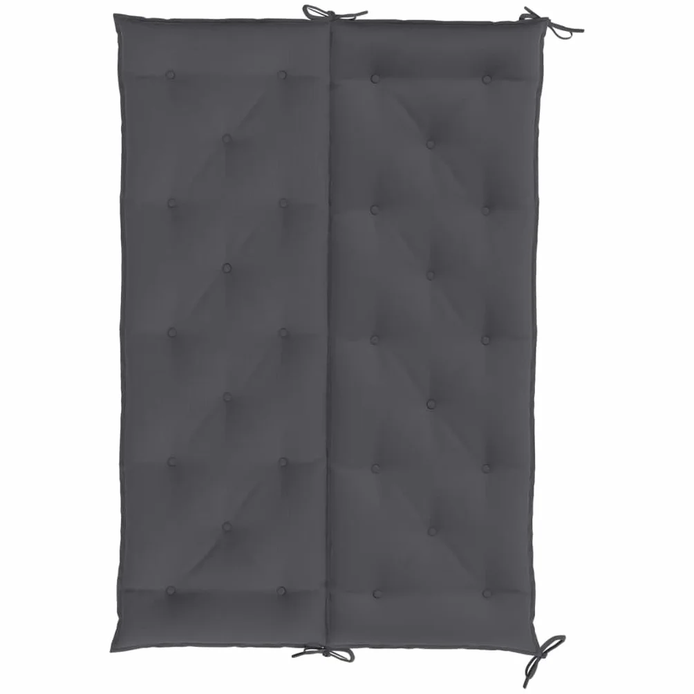 vidaXL Cojín para balancín de tela gris antracita 150 cm