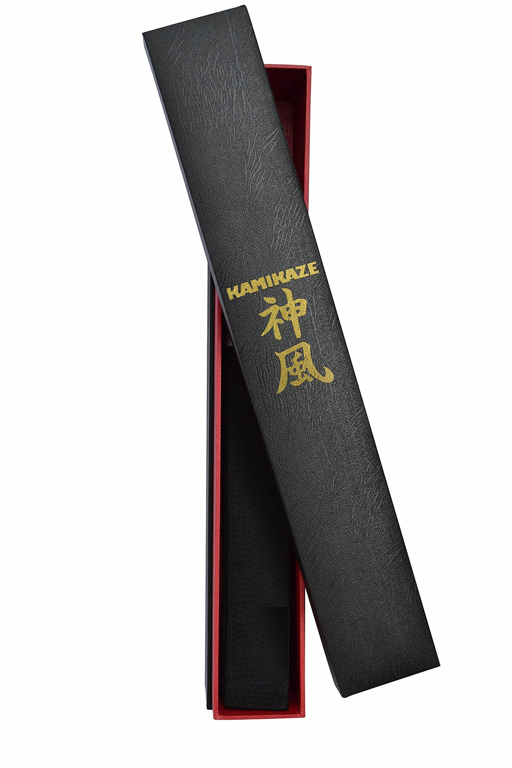 Estuche de Lujo KAMIKAZE para Cinturones de Karate Negro
