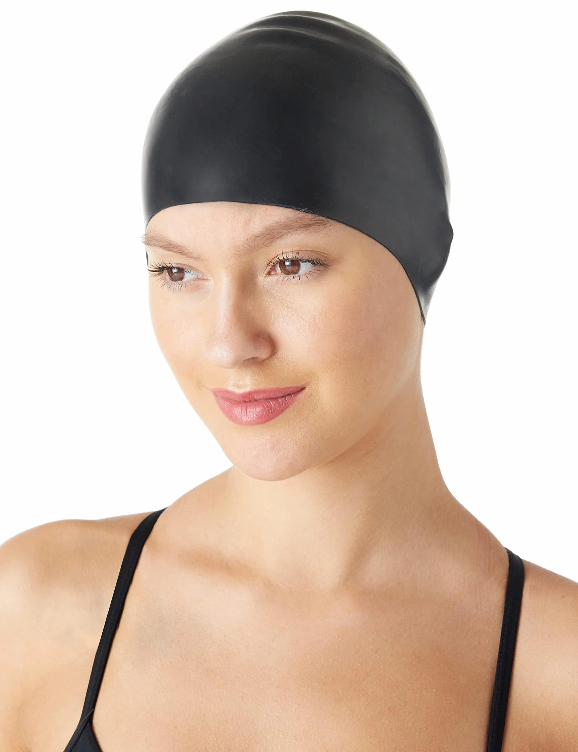 Amazon Basics Gorro de natación silicona no se arruga