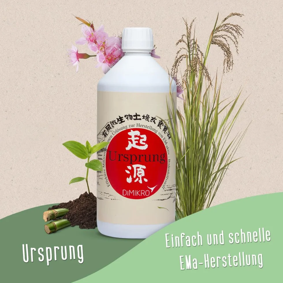 DIMIKRO Origen solución original: solución original tradicional japonesa (producción de EM-activo) activador de suelo con microorganismos efectivos (1 litro)