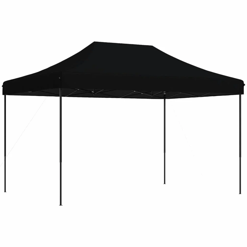 Genérico Tienda de Fiesta Plegable Pop-Up Negra 410x279x315 cm,Casa y jardín,Jardín,Artículos de Exterior,Estructuras de Exteriores,Carpas y cenadores-4005014