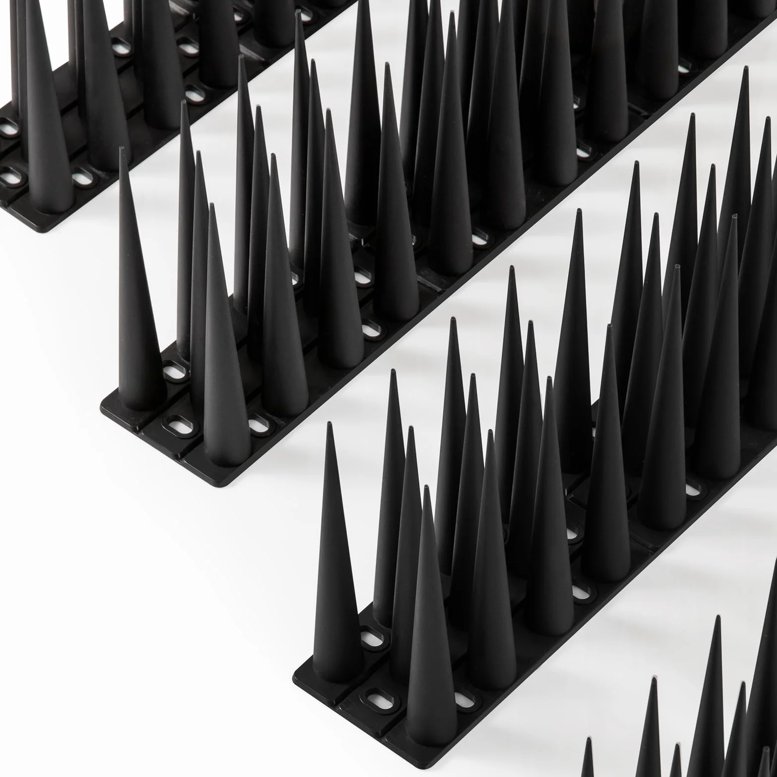 OFFO Pinchos Antipalomas, Pinchos para Palomas de 1.2m, Pinchos Palomas Exterior Resistente para Balcones, Techos, Jardines o Barreras Privadas, Antipalomas Negro