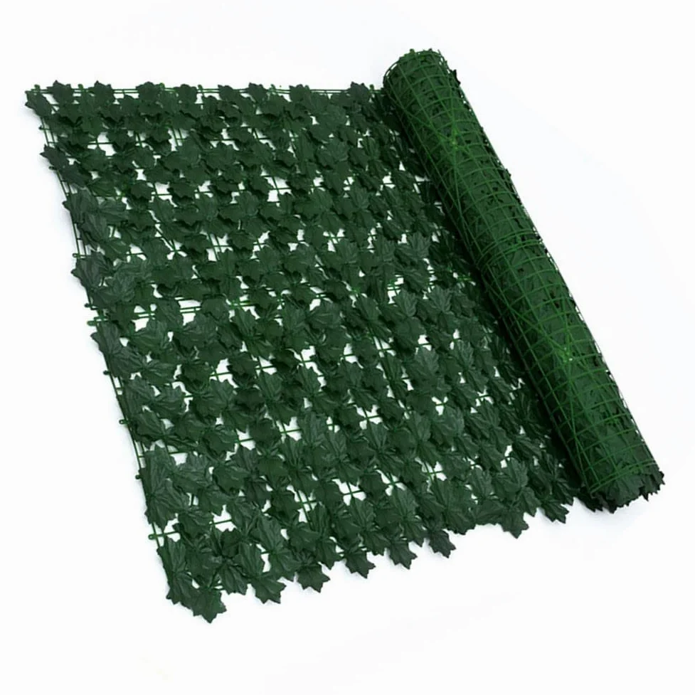 Hojas de Artificial para Jardín Seto Artificial Valla de setos artificiales Decoración de hojas Valla de jardín al aire libre Pantalla de privacidad para decoración de jardín y patio al aire libr