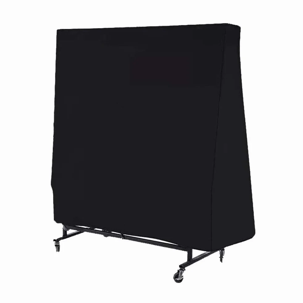 Funda de tenis de mesa impermeable plegable 185x70x165 cm negro