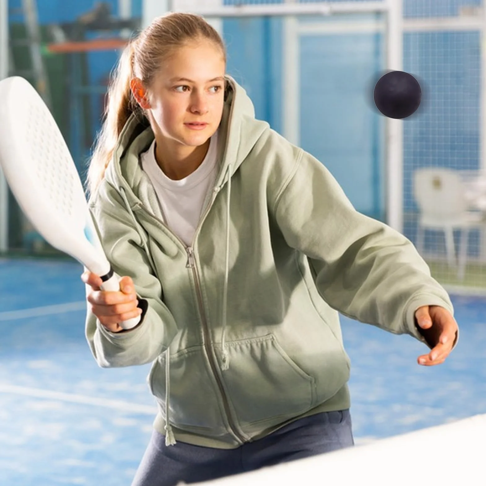 Pelotas De Squash Para Niños 4 Unidades Alta Elasticidad Entrenamiento Profesional De Goma