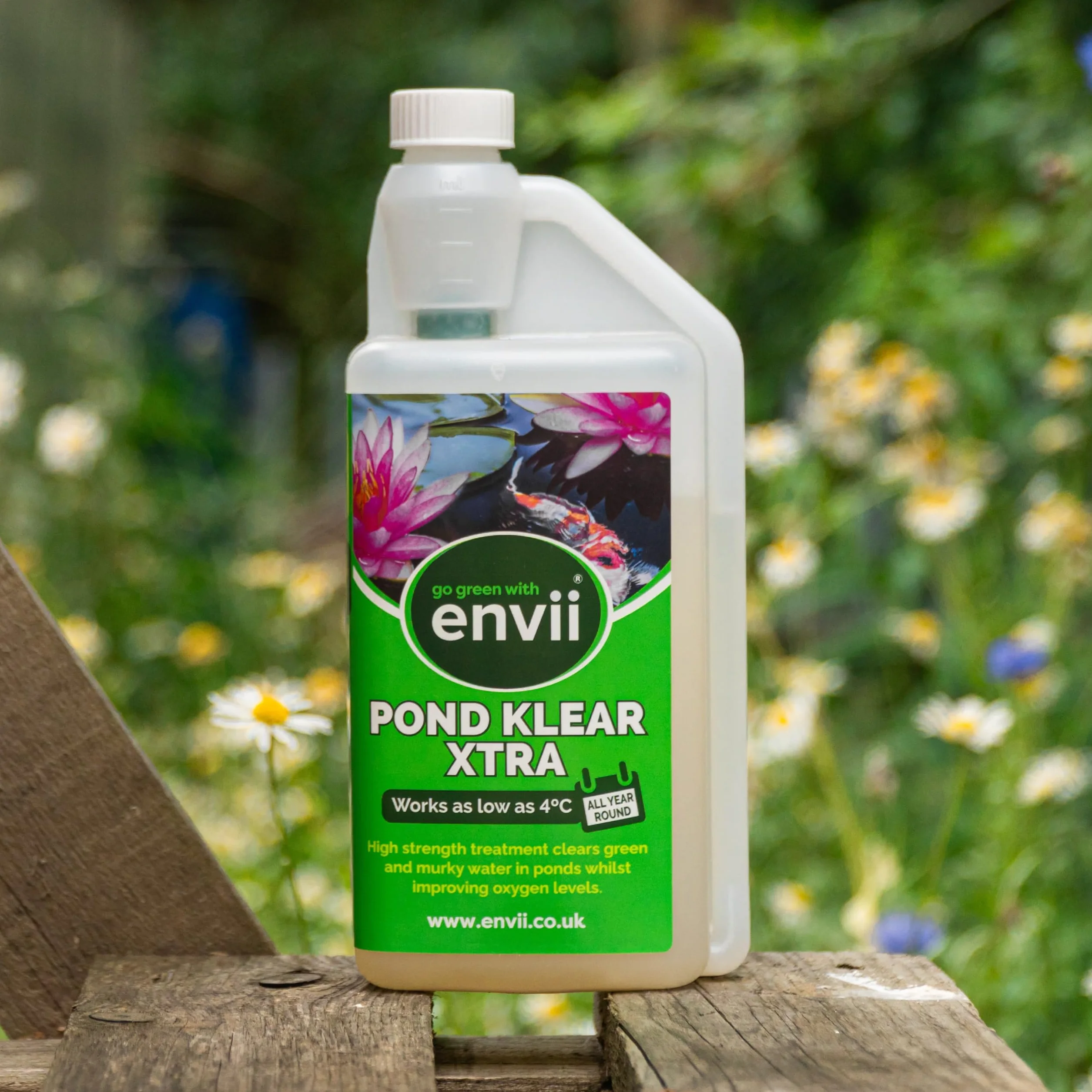 Envii Pond Klear Xtra Tratamiento Agua Verde Bacterias Limpiador Estanques 60000L 4°C