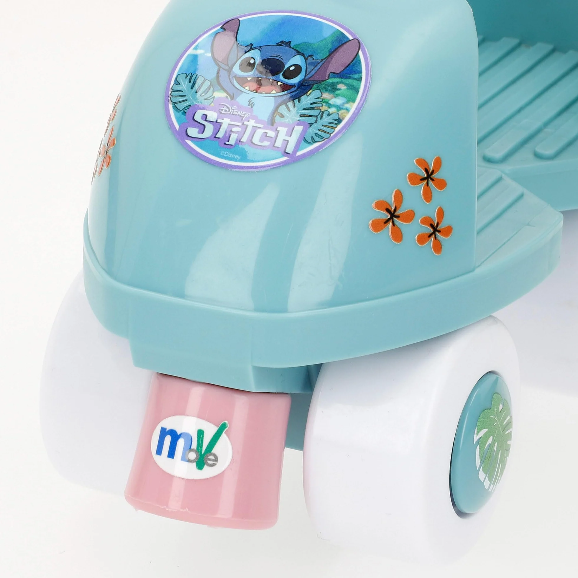 Disney Stitch Patines 4 Ruedas Talla 32-36 Máx. 20 kg Niños +3 años Ajustable Freno Delantero