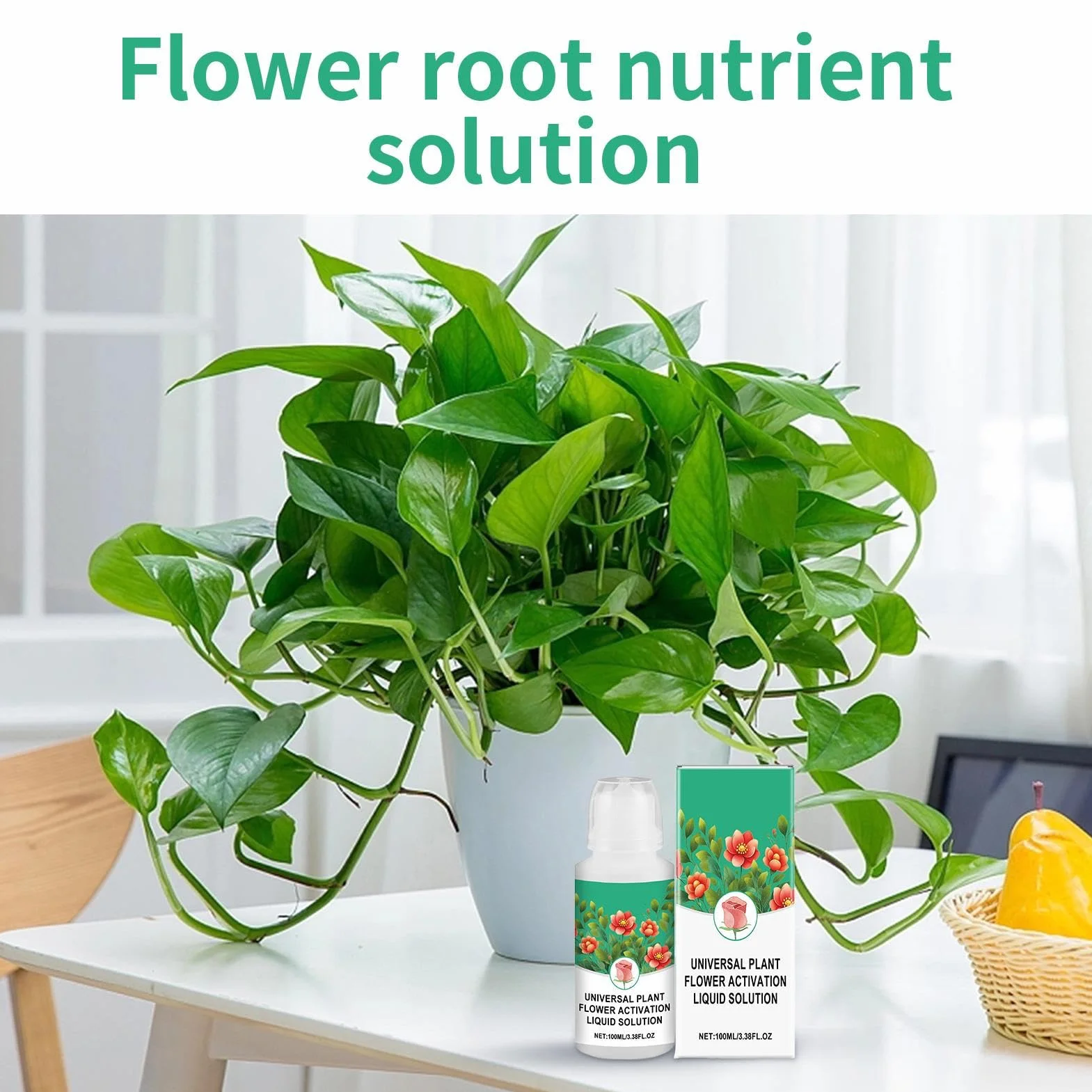 Alimento Para Flores Cortadas | Líquido 100 ml Nutrientes Hidropónicos | Suministros De Jardinería Para Césped Hidroponía Y Vitalidad De Macetas Interior Exterior