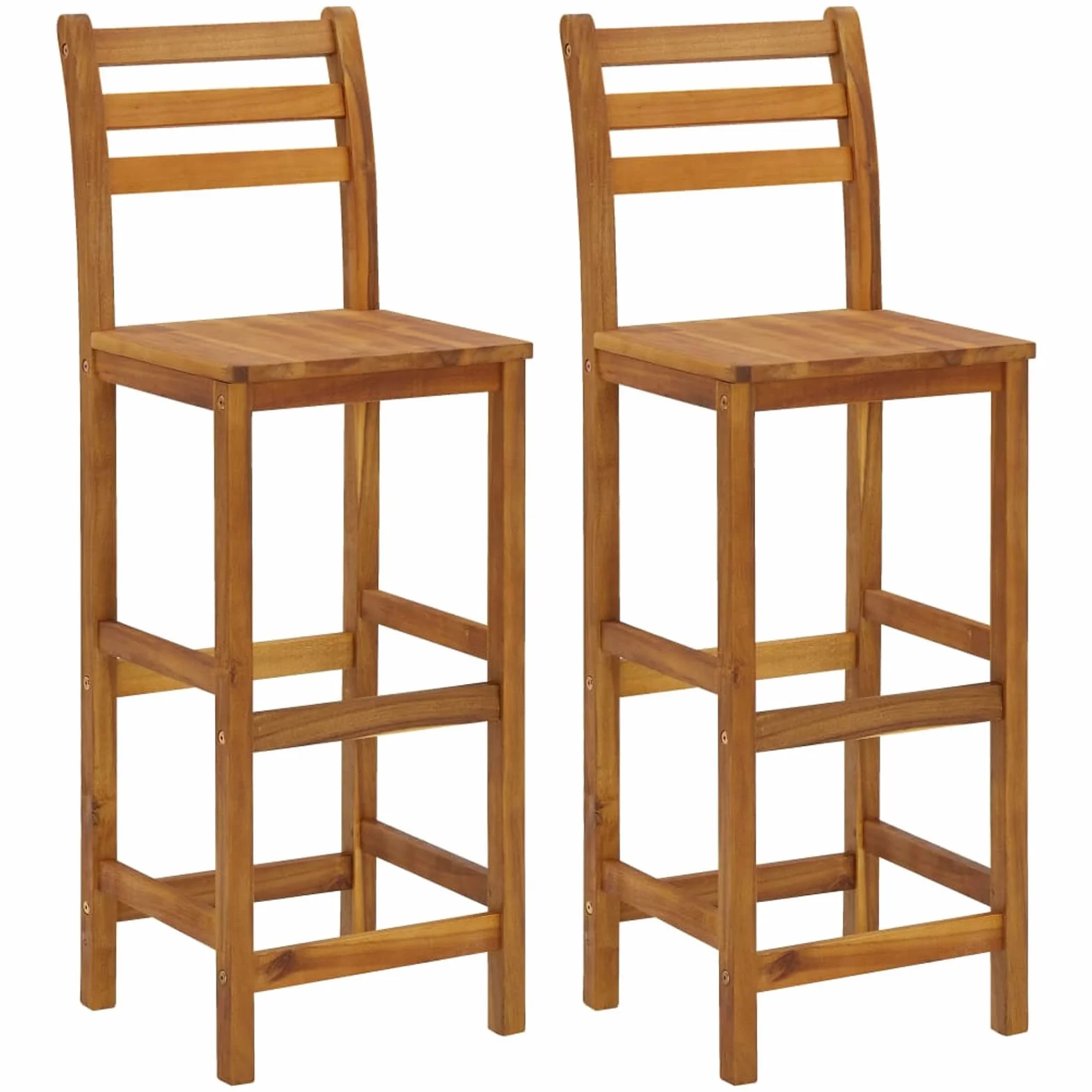 Set Muebles de Bar de Jardín 3 Piezas, Mesa y Sillas de Bar, Mesa y Sillas Alta Jardín Terraza, Set Mesa Alta de Bar y 2 Taburetes, Mesas Altas y Taburetes Barra de Bar Exterior Jardin
