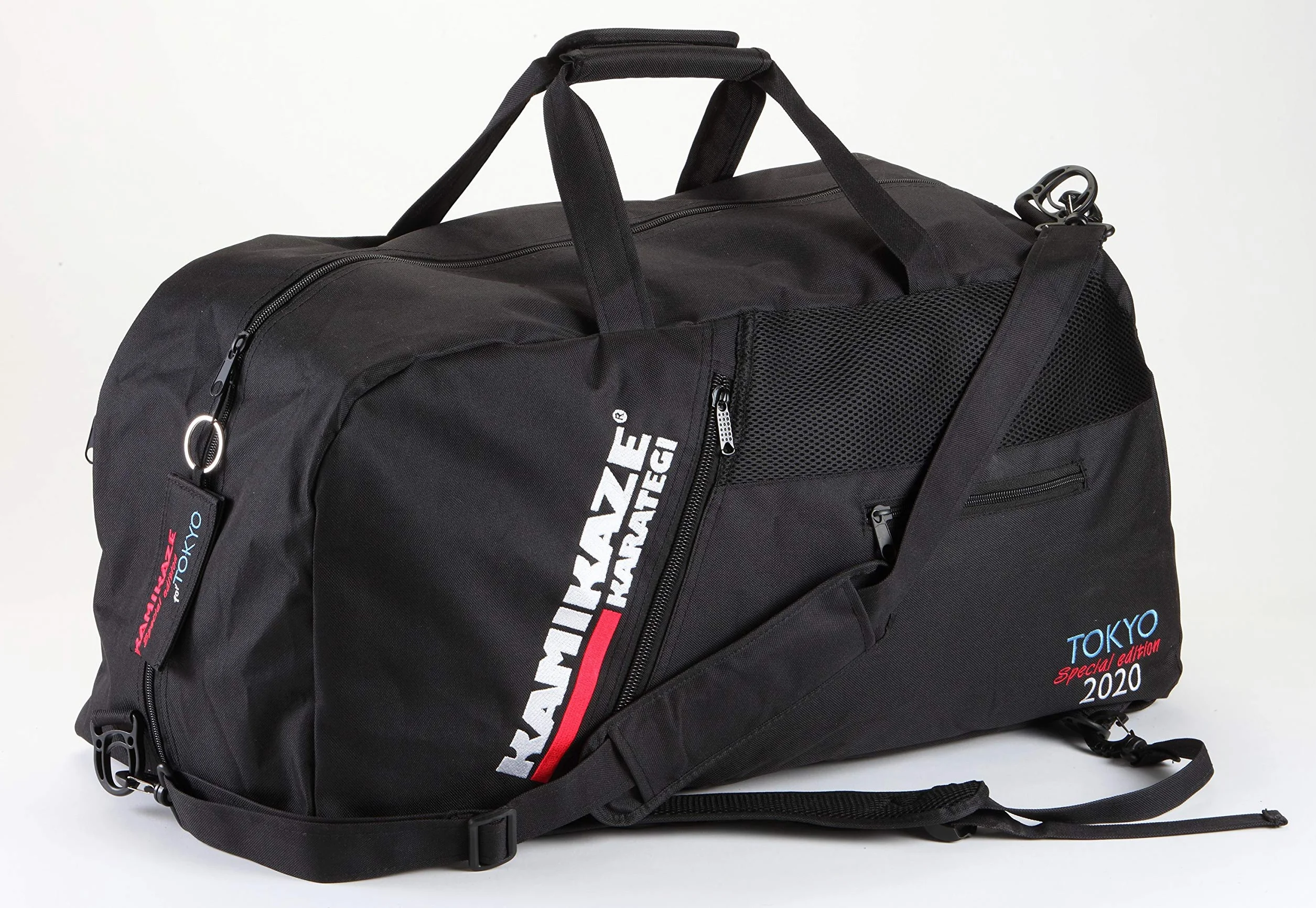 Kamikaze NUEVA BOLSA DEPORTIVA Y MOCHILA TOKYO SPECIAL EDITION, negro o rojo