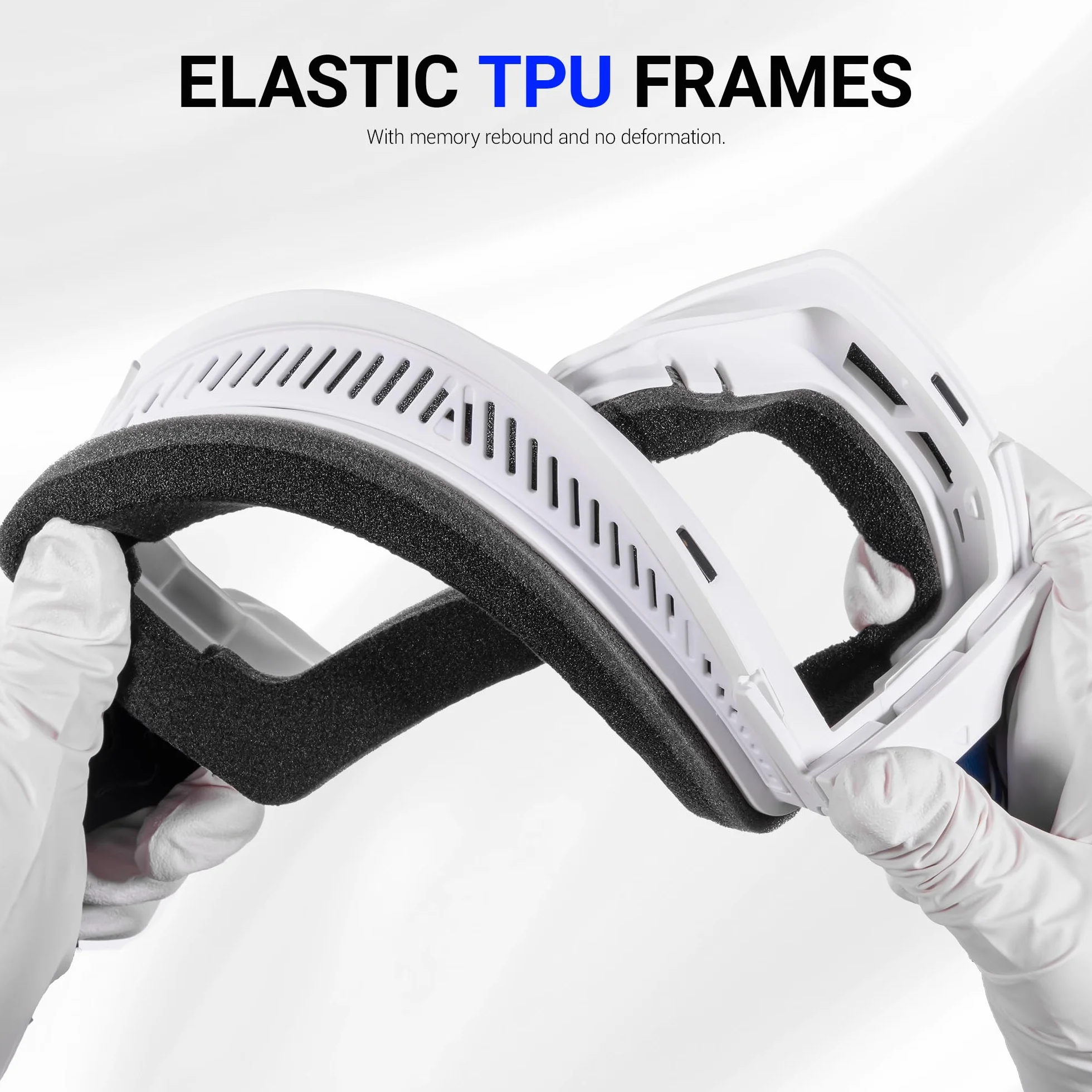 KAPVOE Gafas de Esquí Fotocromáticas Magnetizadas UV400 Antiniebla OTG K721