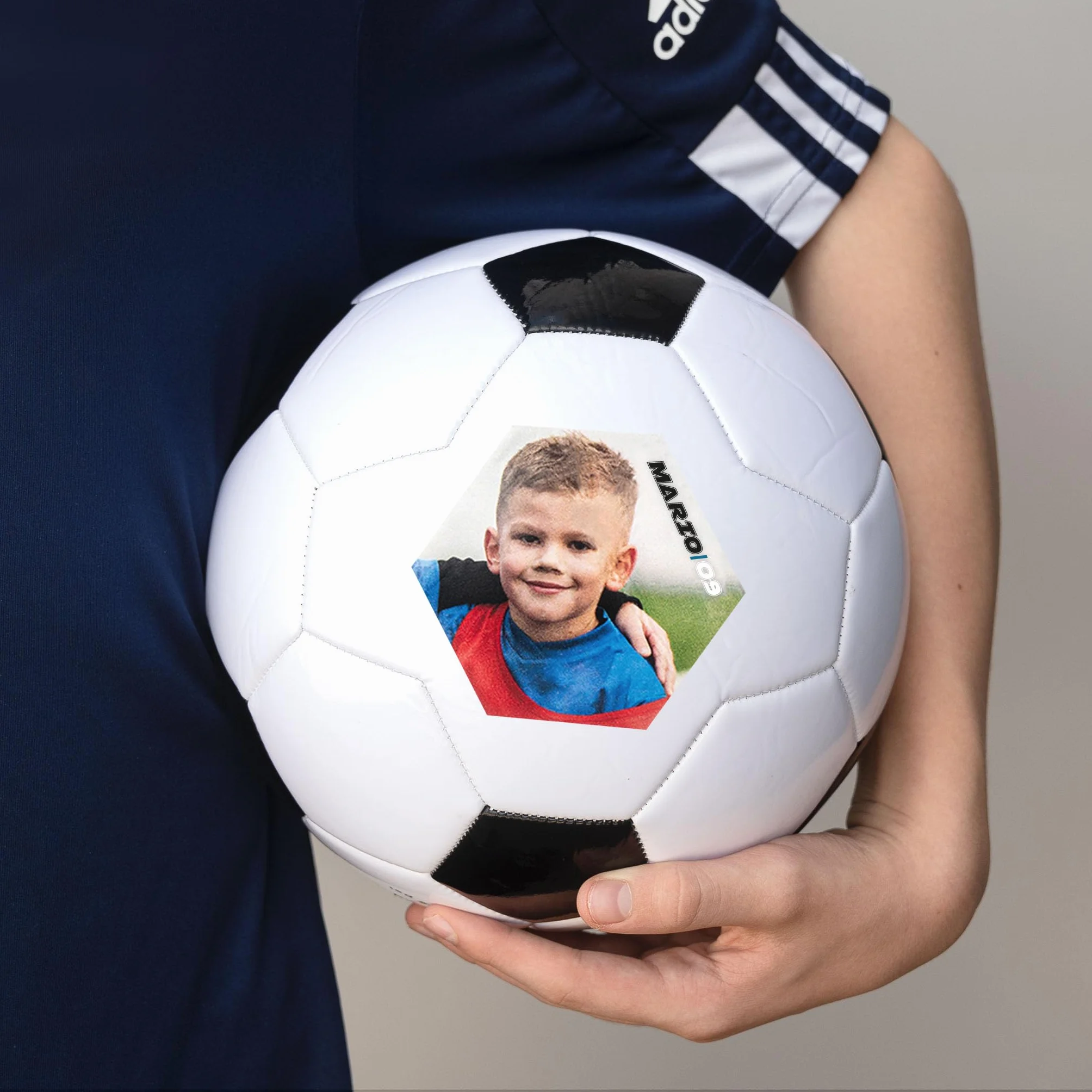 Wanapix Balón de Fútbol Personalizado Pelota Personalizable con Imagenes y Texto