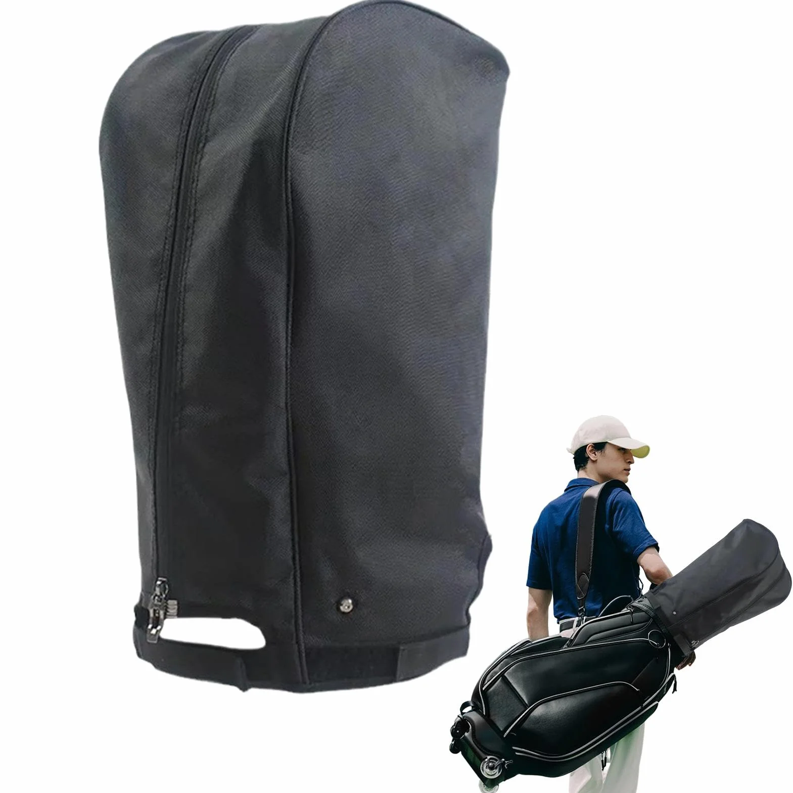 Funda Impermeable para Bolsa de Golf - Capucha Cubierta de Lluvia a Prueba de Polvo