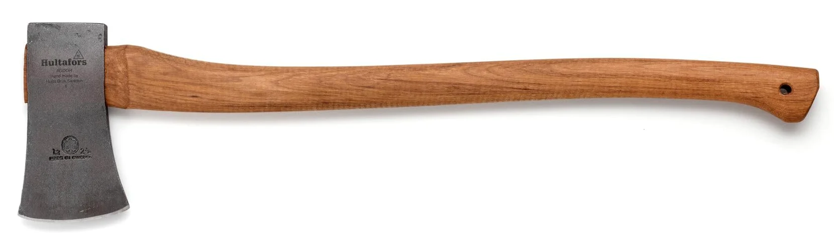Hacha de Madera forjada a Mano HY 10 708 mm de Hierro Forjado I Hultafors I Forjada en Suecia I 1620 g Hacha Premium con Mango de Madera de Nogal Americano I Se Puede reafilar I 840144