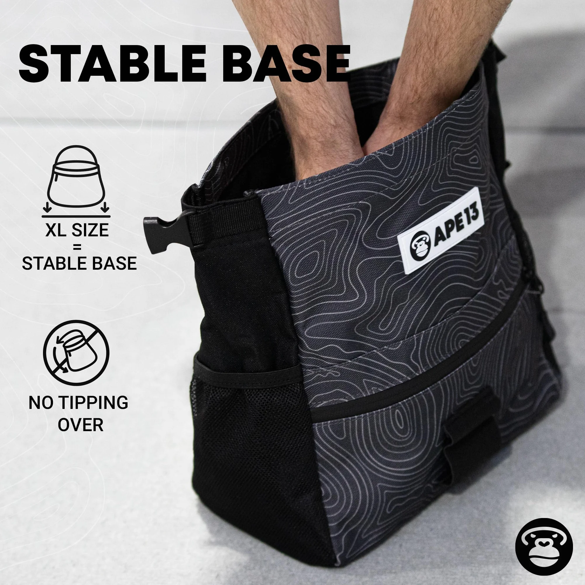 Boulder Chalk Bag z Pędzlem - Zestaw do Wspinaczki