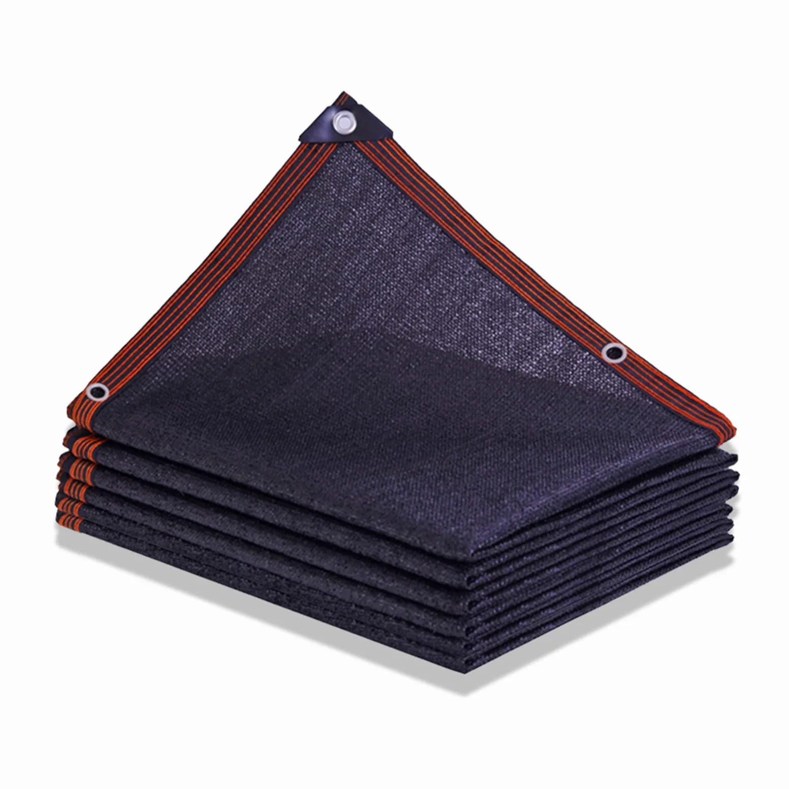 Red de sombra resistente a los rayos UV de 6 x 8 m, tela para exteriores con ojales, perfecta para protección de plantas de invernadero de jardín, malla de sombra negra