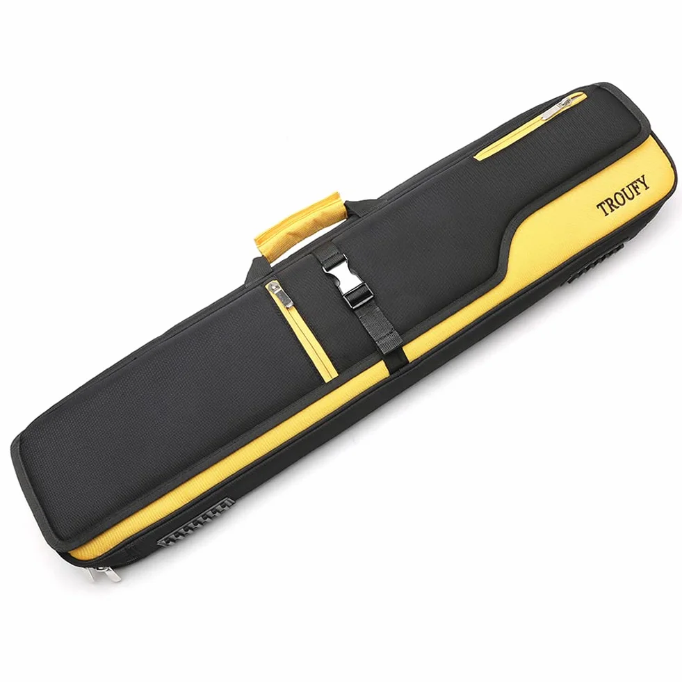 Estuche para Taco de Billar Mochila 4x4 Amarillo para 4 Tacos