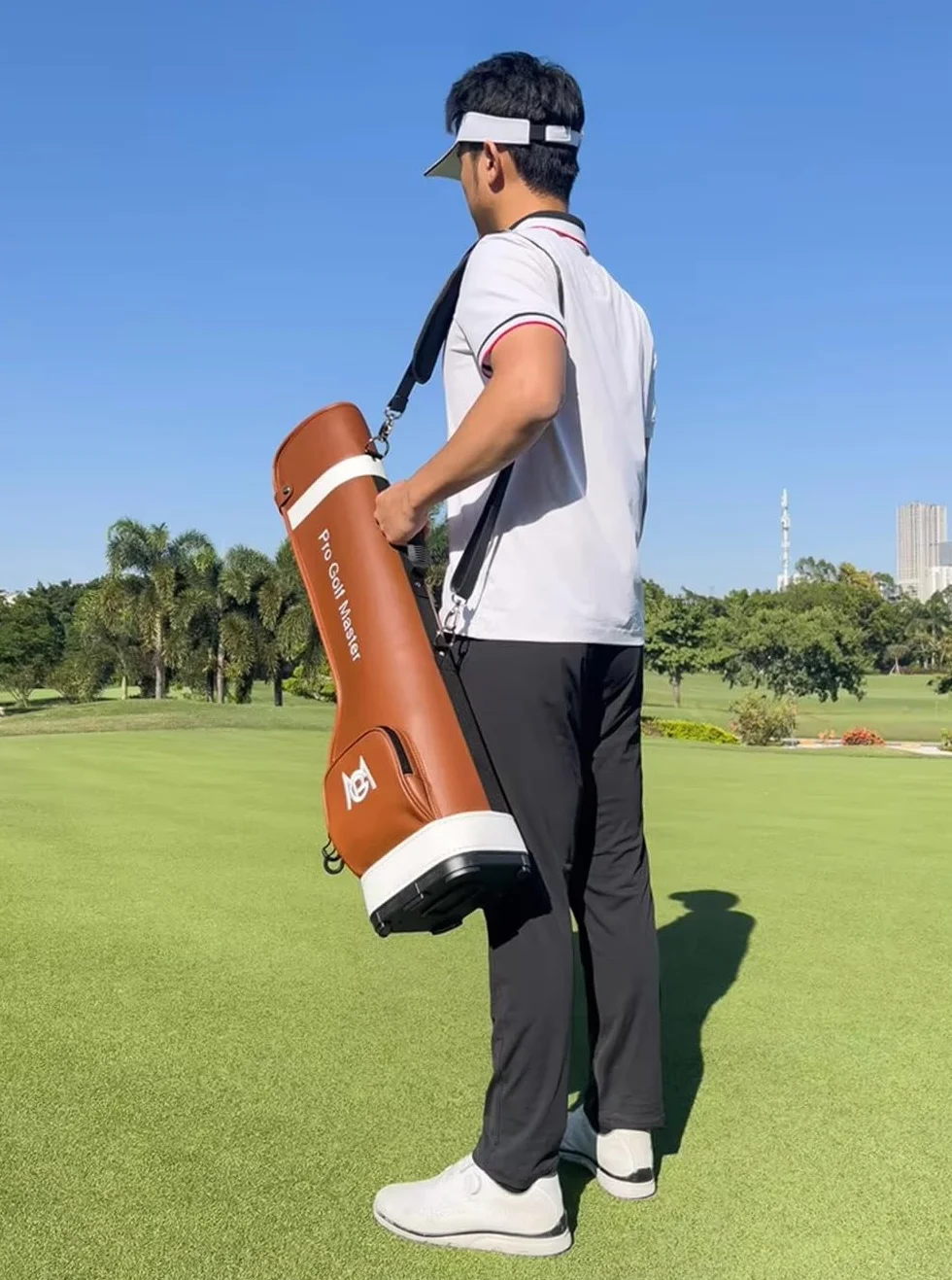 Bolsa de Pistola de Golf Ligera Impermeable para Adultos, Portátil para Palos