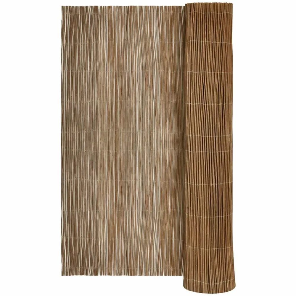 vidaXL Valla cañizo de sauce 500x100 cm