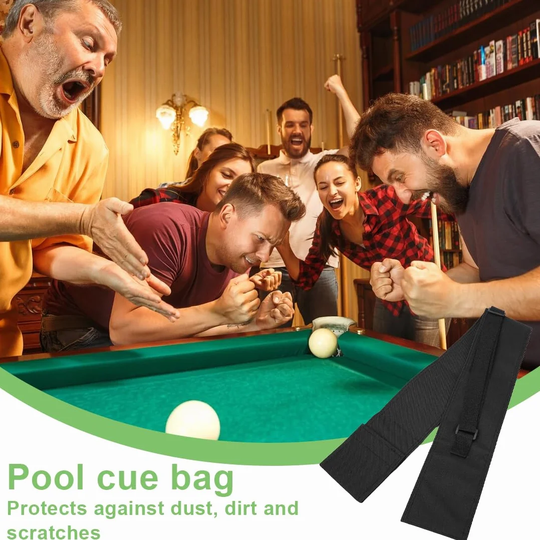 Estuche Portátil para Taco de Billar de 1/2 Snooker Pool Cue Bag