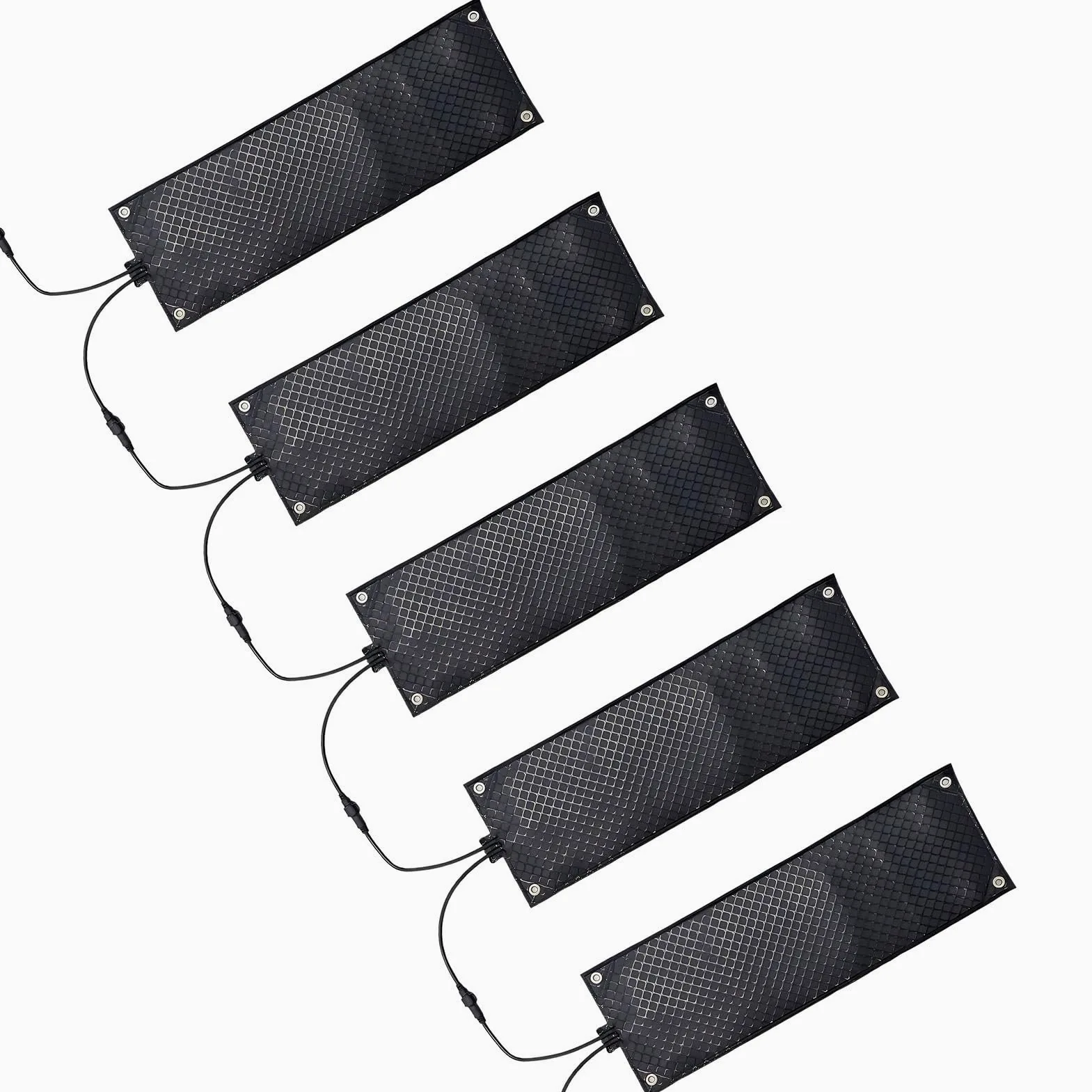 Alfombras Calefactoras Suelo 5PCS para Evitar Hielo en Entradas/Escaleras/Senderos,para Derretir Nieve,Hielo,Alfombras Calefactoras con Textura Antideslizante 5pcs-21 * 98in/54 * 250cm
