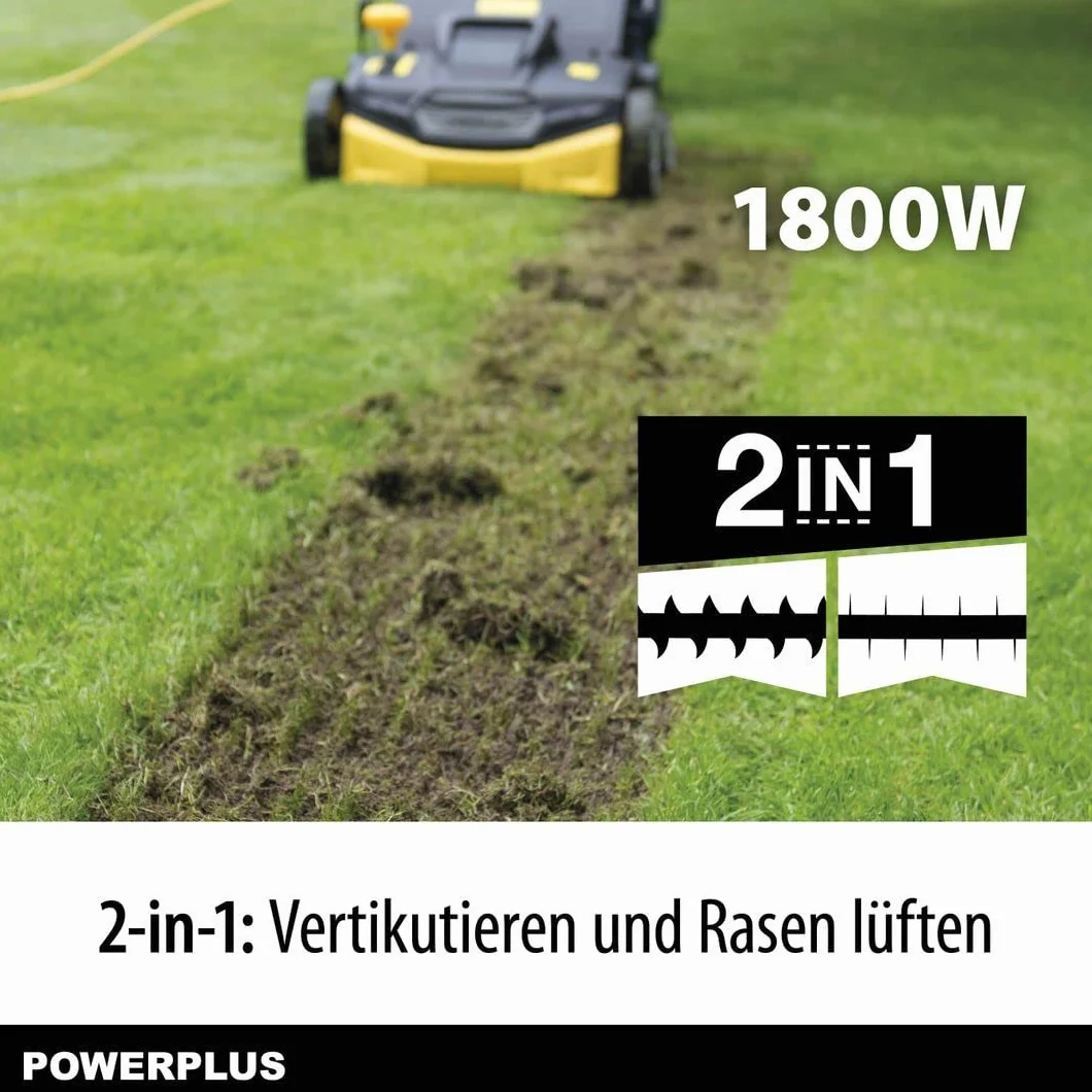 POWERPLUS POWXG7516 - Escarificador 1800w con tracción.